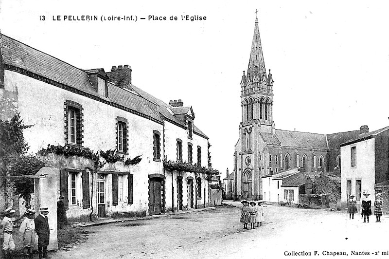 Ville du Pellerin (Bretagne).