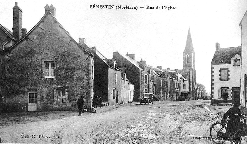 Ville de Pnestin (Bretagne).