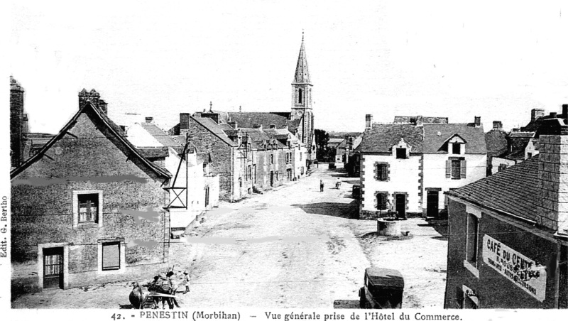 Ville de Pnestin (Bretagne).