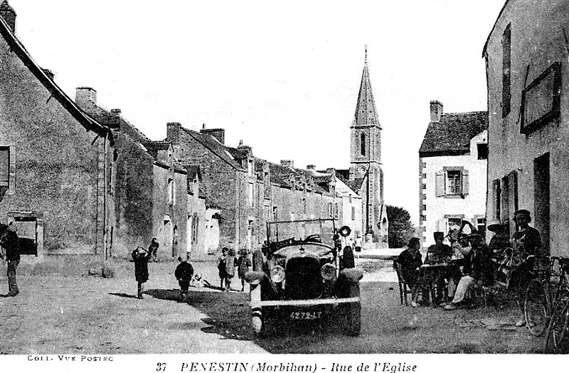 Ville de Pnestin (Bretagne).