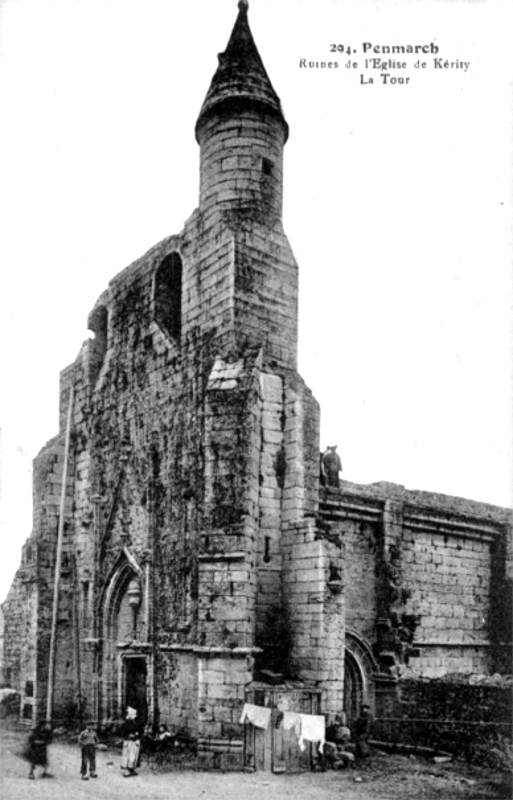 Ville de Penmarch (Bretagne) : glise de Krity