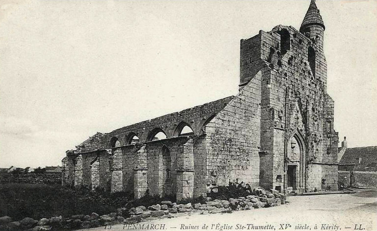 Ville de Penmarch (Bretagne) : glise de Krity.