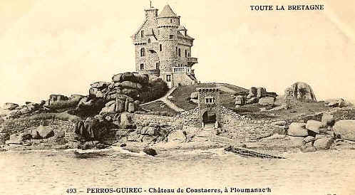 Perros-Guirec : château de Coastaeres à Ploumanach