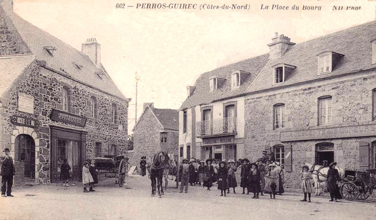 Bourg de Perros-Guirec (Bretagne)