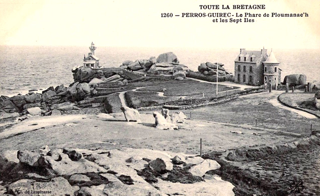 Perros-Guirec : le phare de Ploumanac'h (Bretagne)