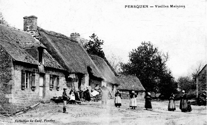 Ville de Persquen (Bretagne).