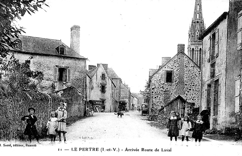 Ville du Pertre (Bretagne).