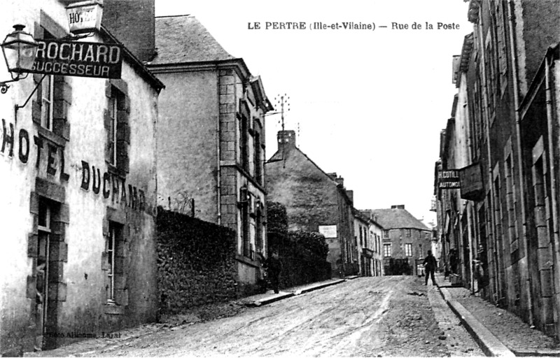 Ville du Pertre (Bretagne).