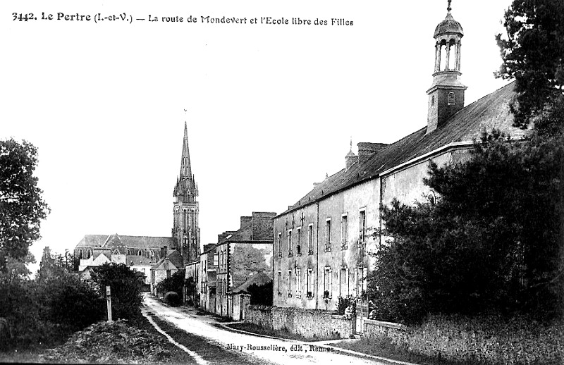 Ville du Pertre (Bretagne).