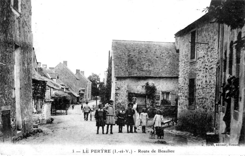 Ville du Pertre (Bretagne).