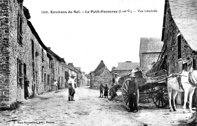 Ville du Petit-Fougeray (Bretagne).