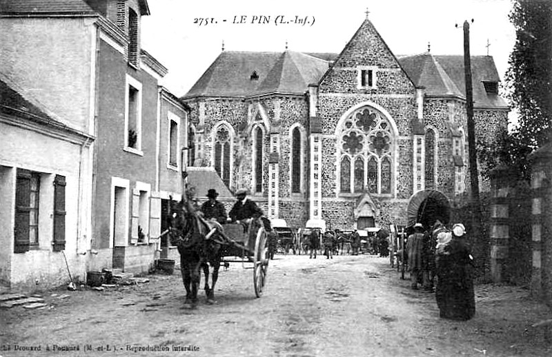 Ville du Pin (anciennement en Bretagne). 