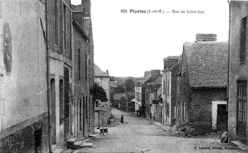 Ville de Pipriac (Bretagne).