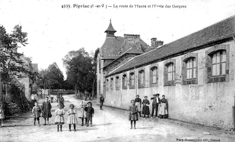 Ville de Pipriac (Bretagne).