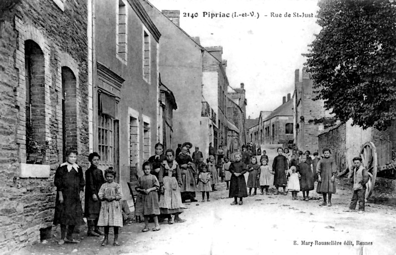 Ville de Pipriac (Bretagne).