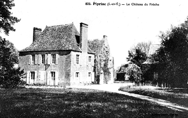 Chteau ou manoir de Fresches  Pipriac (Bretagne).