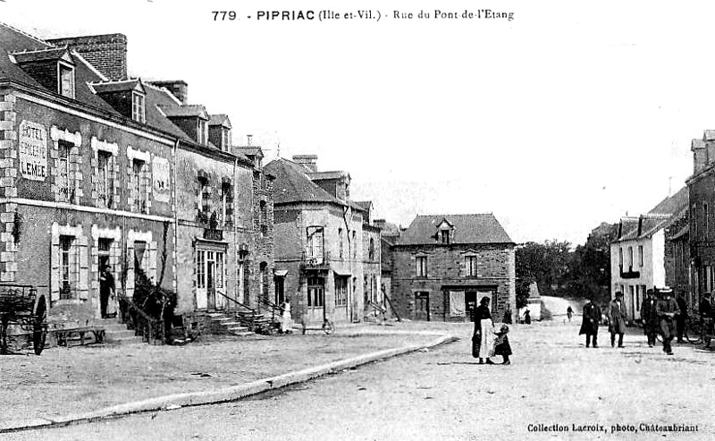 Ville de Pipriac (Bretagne).