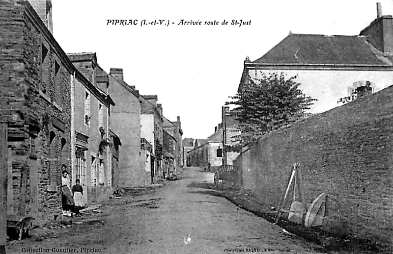 Ville de Pipriac (Bretagne).