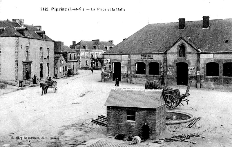 Les Halles de Pipriac (Bretagne).