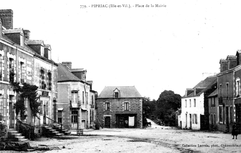 Ville de Pipriac (Bretagne).