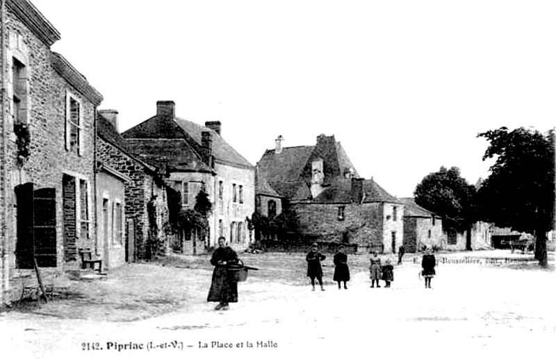 Ville de Pipriac (Bretagne).