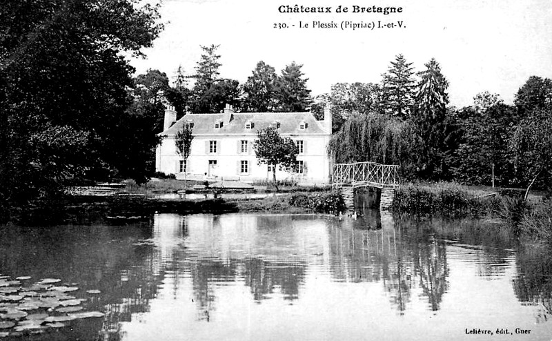 Chteau ou manoir du Plessis  Pipriac (Bretagne).