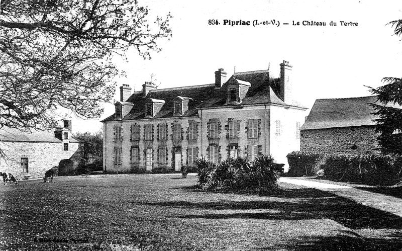 Chteau ou manoir du Tertre  Pipriac (Bretagne).