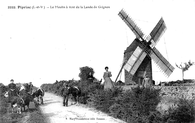 Moulin de Pipriac (Bretagne).