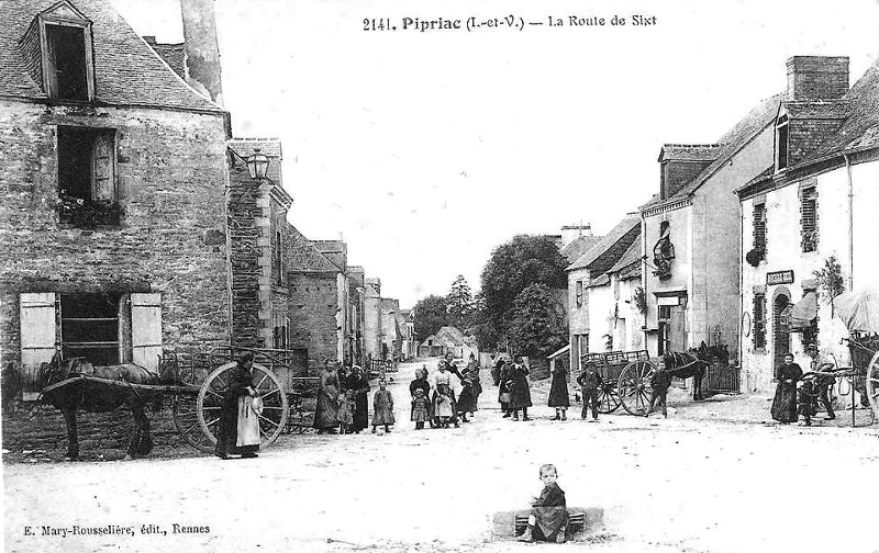 Ville de Pipriac (Bretagne).