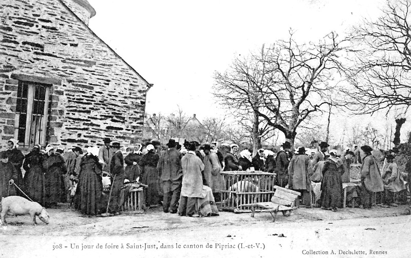 Ville de Pipriac (Bretagne).