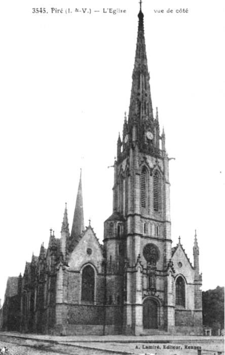 Eglise de Pir-sur-Seiche (Bretagne).