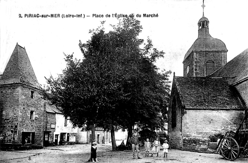 Ville de Piriac-sur-Mer (anciennement en Bretagne).