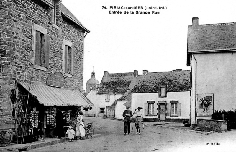 Ville de Piriac-sur-Mer (anciennement en Bretagne).