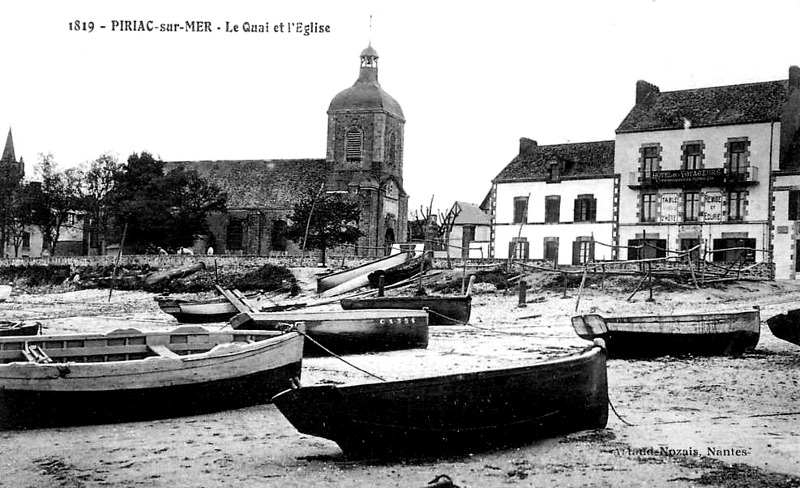 Ville de Piriac-sur-Mer (anciennement en Bretagne).