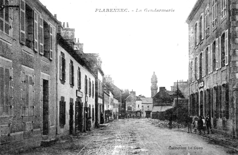 Ville de Plabennec (Bretagne).