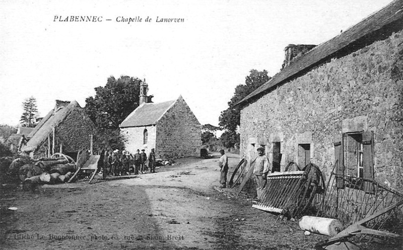 Chapelle de Lanorven en Plabennec (Bretagne).