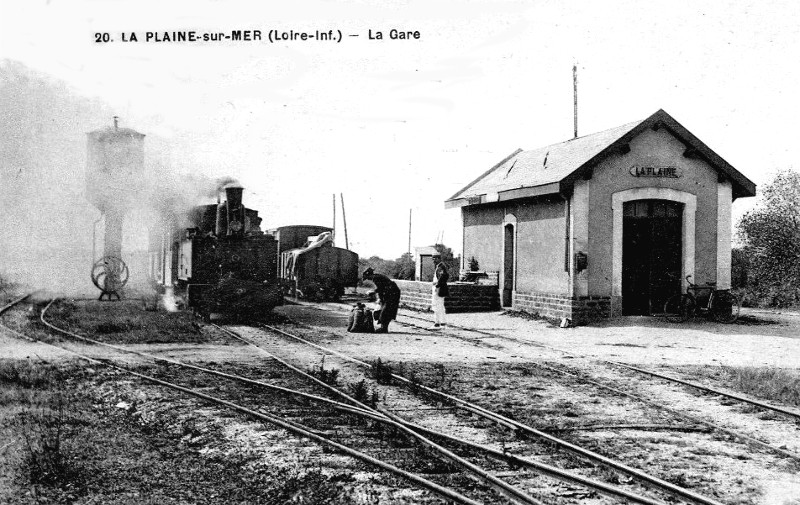 Gare de La Plaine-sur-Mer (anciennement en Bretagne).