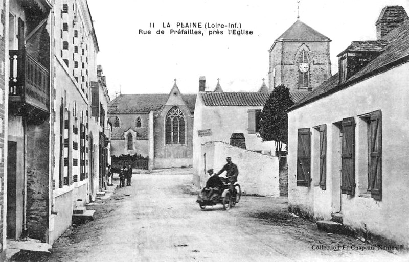 Ville de La Plaine-sur-Mer (anciennement en Bretagne).