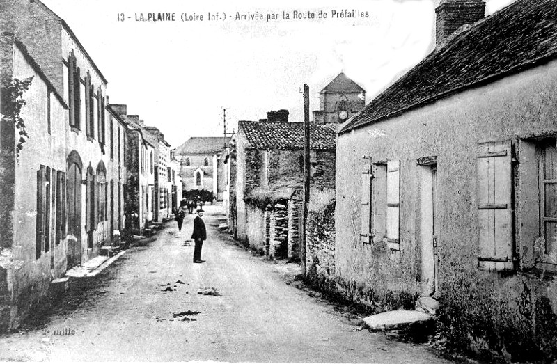 Ville de La Plaine-sur-Mer (anciennement en Bretagne).