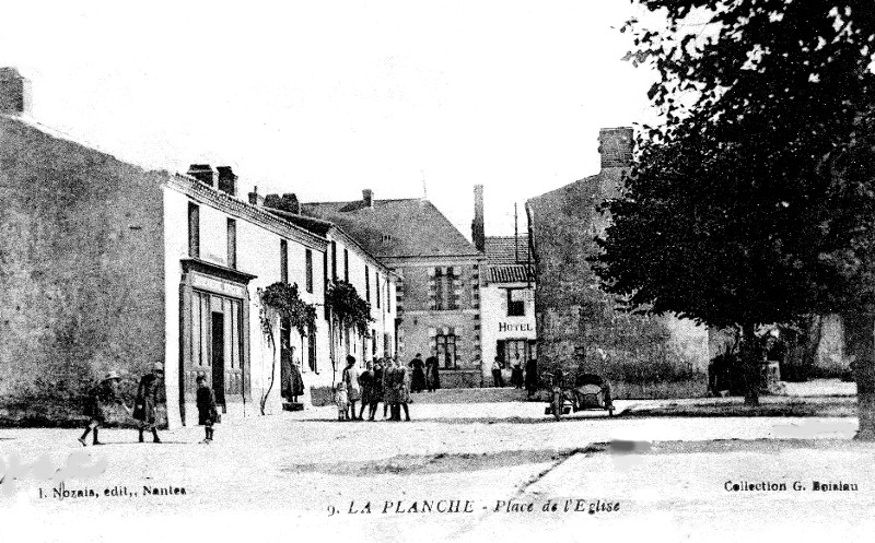 Ville de La Planche (Bretagne).