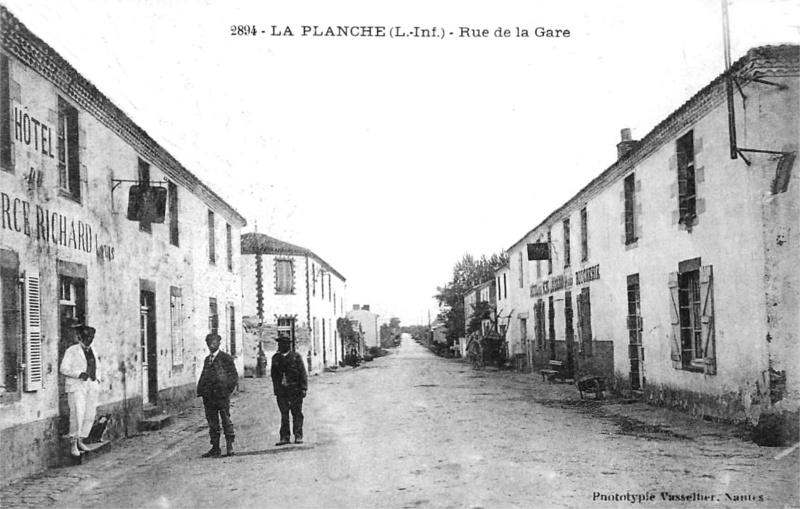 Ville de La Planche (Bretagne).