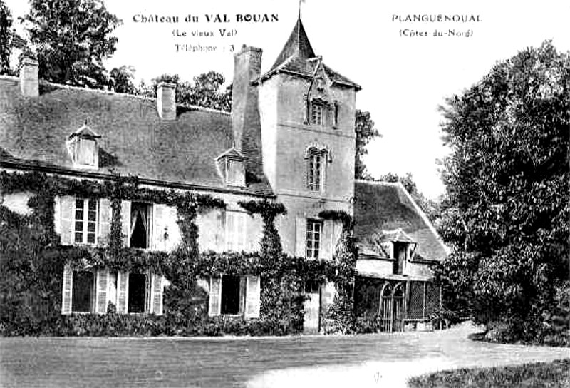 Ville de Planguenoual (Bretagne) : château du Val-Bouan.