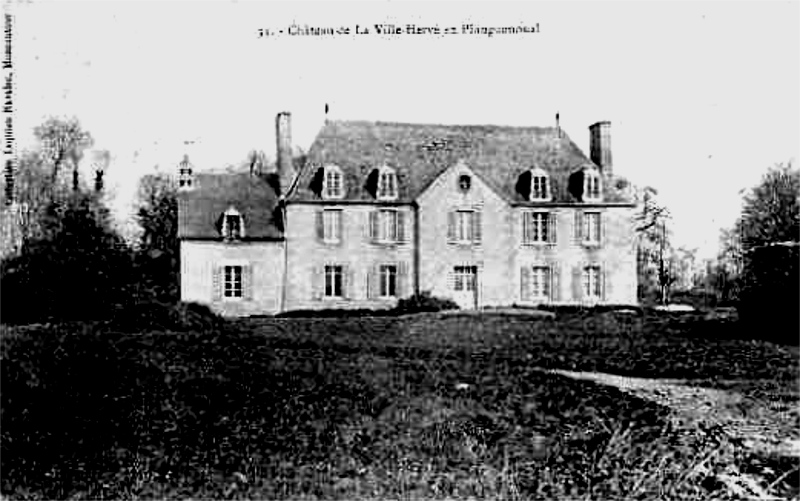 Ville de Planguenoual (Bretagne) : château de la Ville-Hervé.
