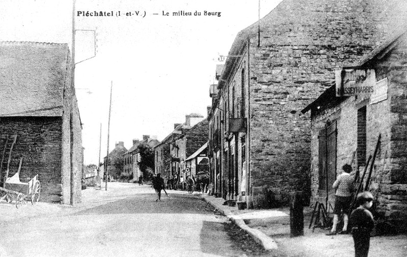 Ville de Pléchâtel (Bretagne).