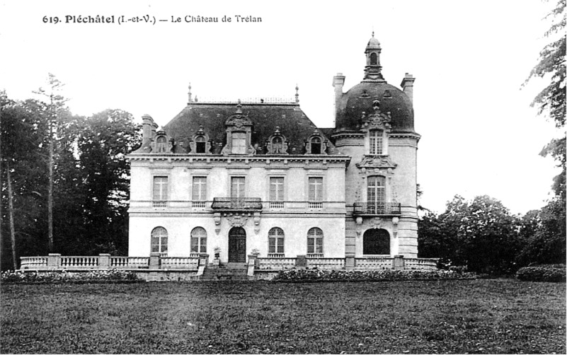 Château de Trélan à Pléchâtel (Bretagne).