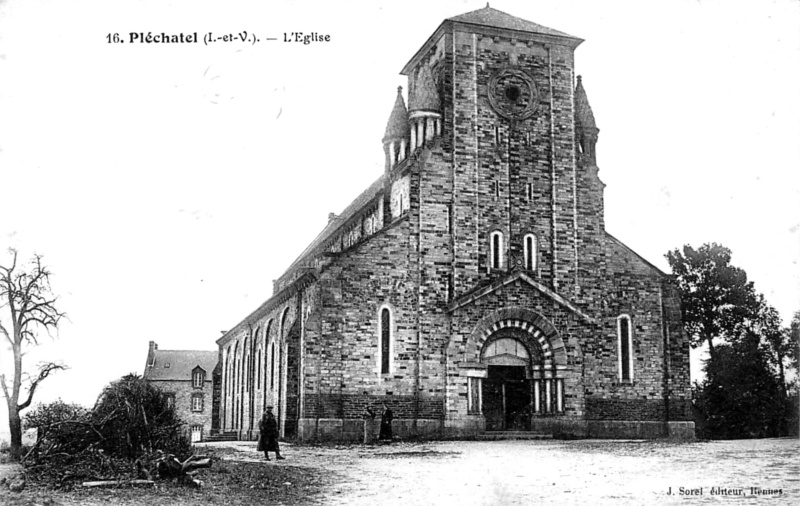 Eglise de Pléchâtel (Bretagne).