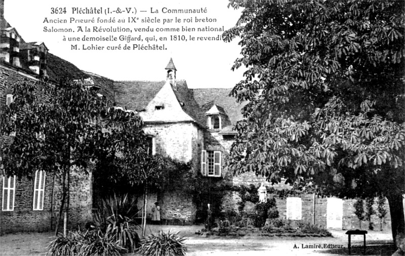 Ville de Pléchâtel (Bretagne).