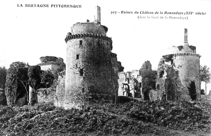 Chteau de la Hunaudaye en Pldeliac (Bretagne).