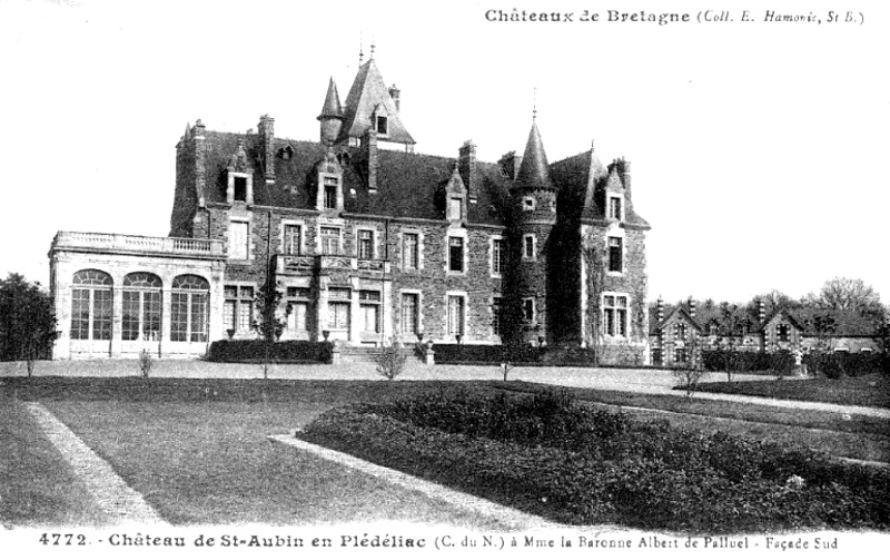 Château Saint-Aubin en Plédeliac (Bretagne).