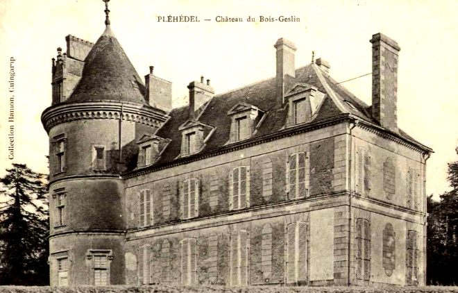 Pléhédel (Bretagne) : château de Boisgelin.